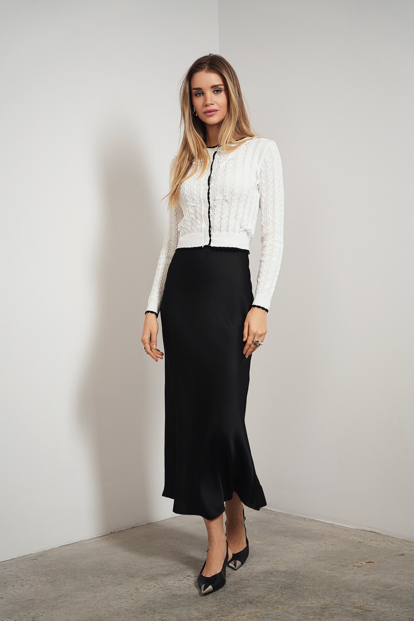 【WONDER WONDER】Flavour nylon eyelet string long skirt JCL Maxi Wrap Wonder Skirt - Skirts - PinkOrchidFashion