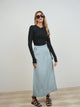 Mock Wrap Skirt