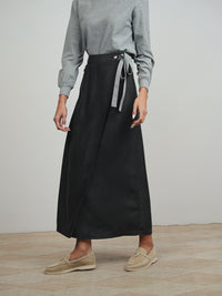 Mock Wrap Skirt