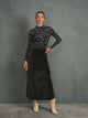 Velour Slip Skirt