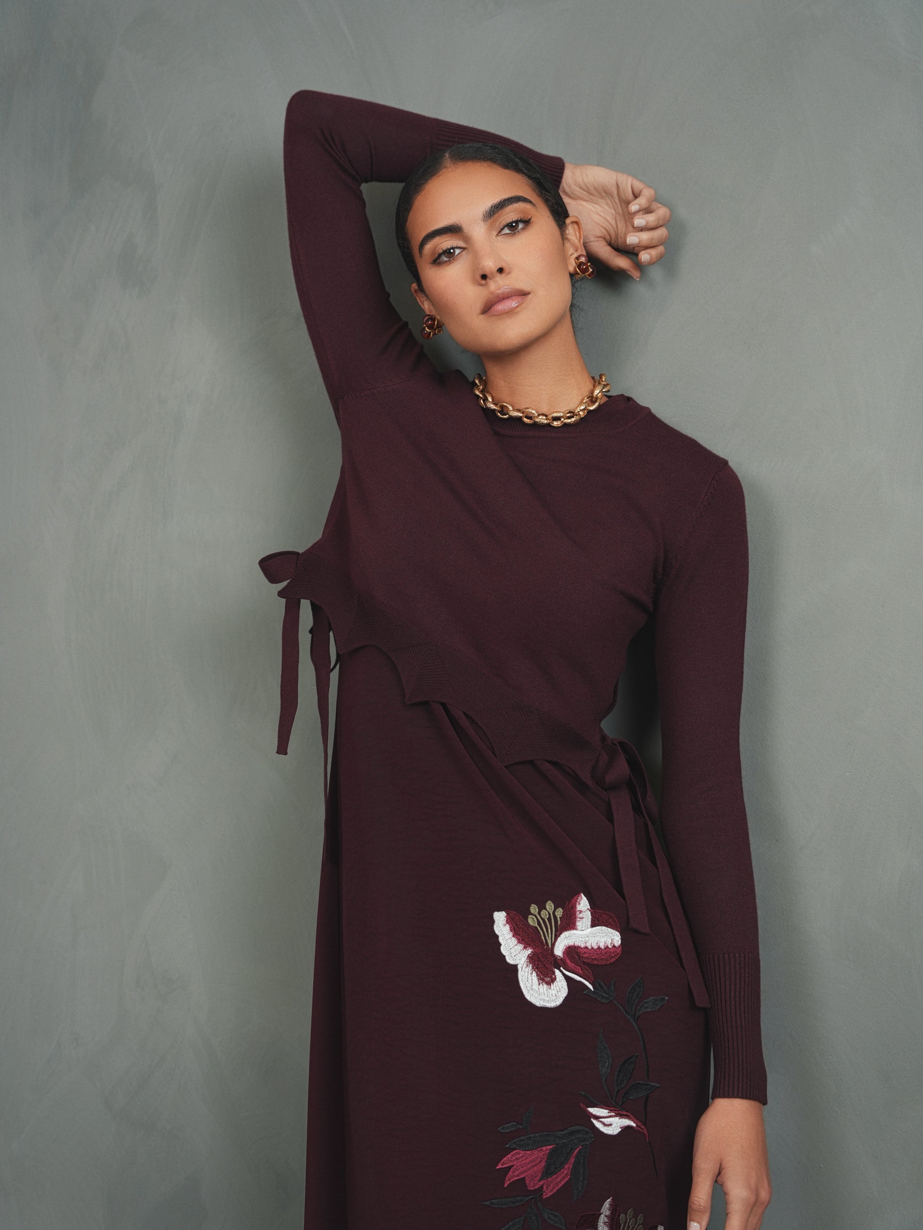 yilon made Sidelace piony tops イロン Side Ties Top – udelny.com