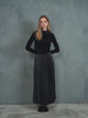 Leather Pleated Skirt