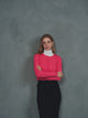 Wide Rib Knit Cardigan