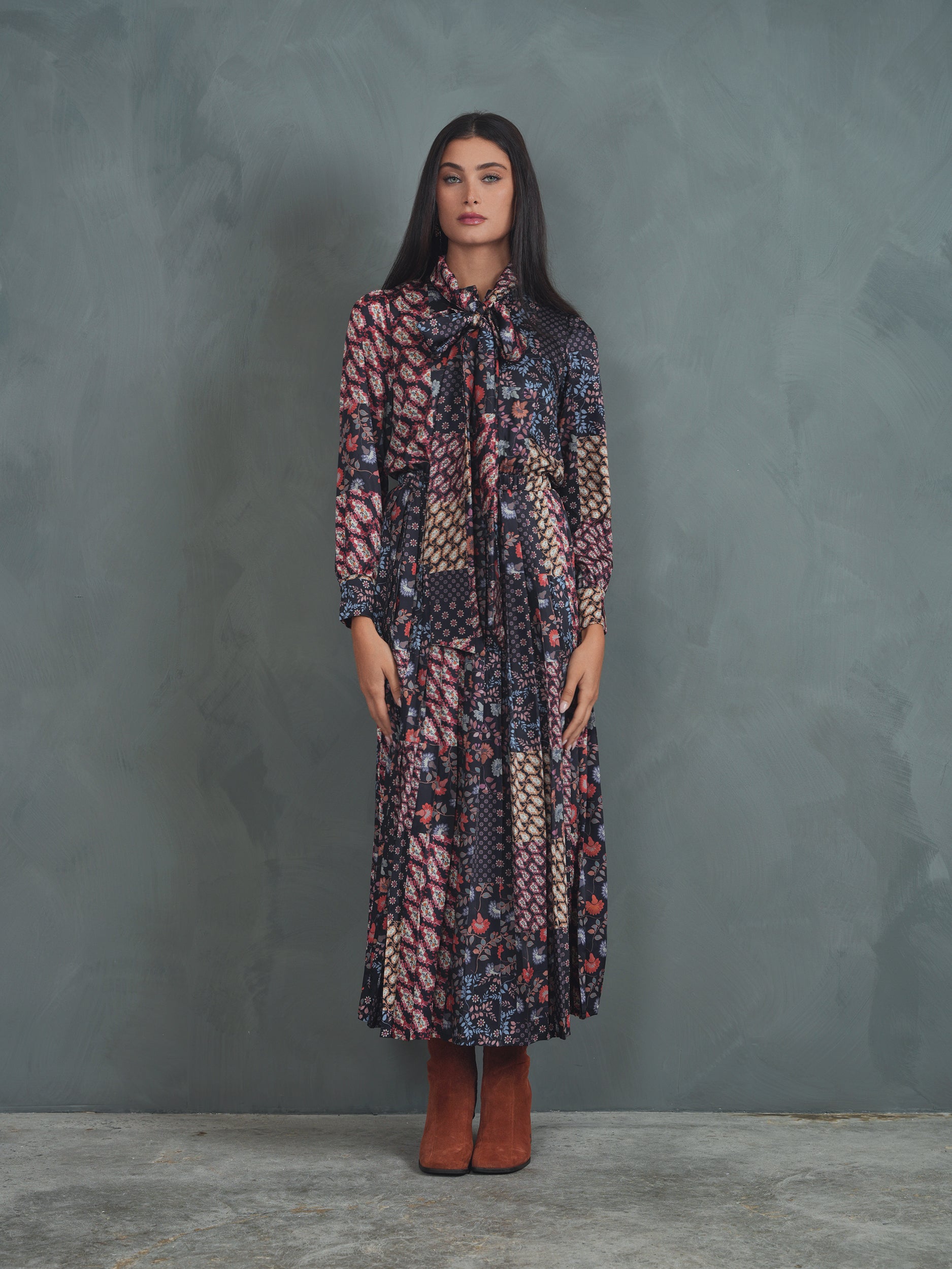 Pleated Dress