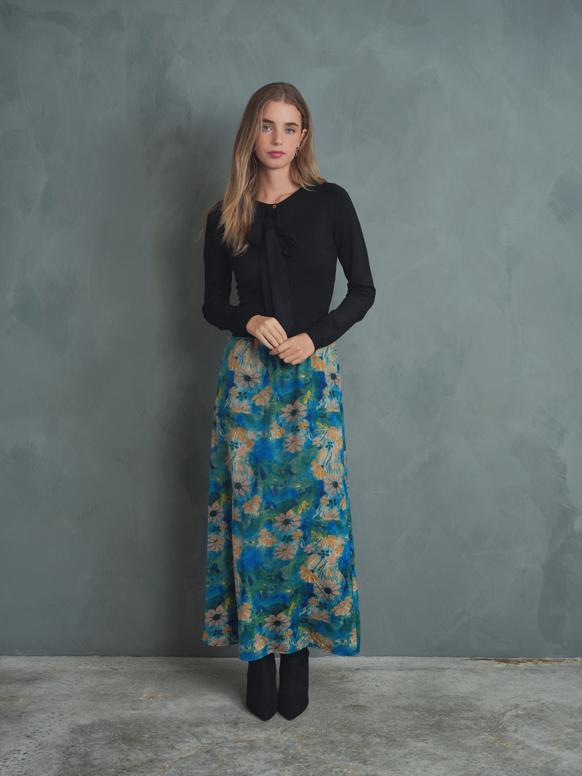 Knit Combo Dress