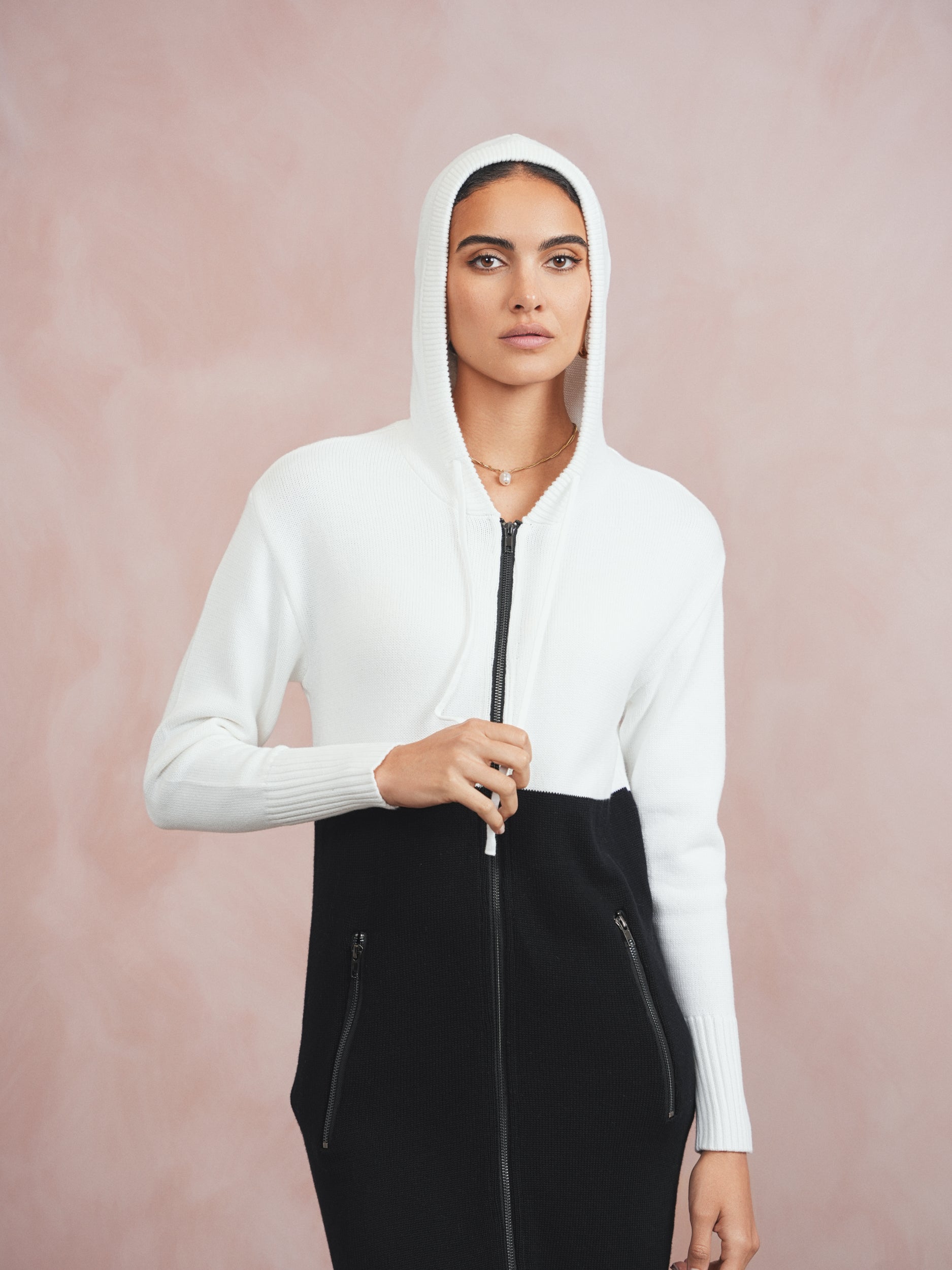 Knit Hoodie Dress – udelny.com
