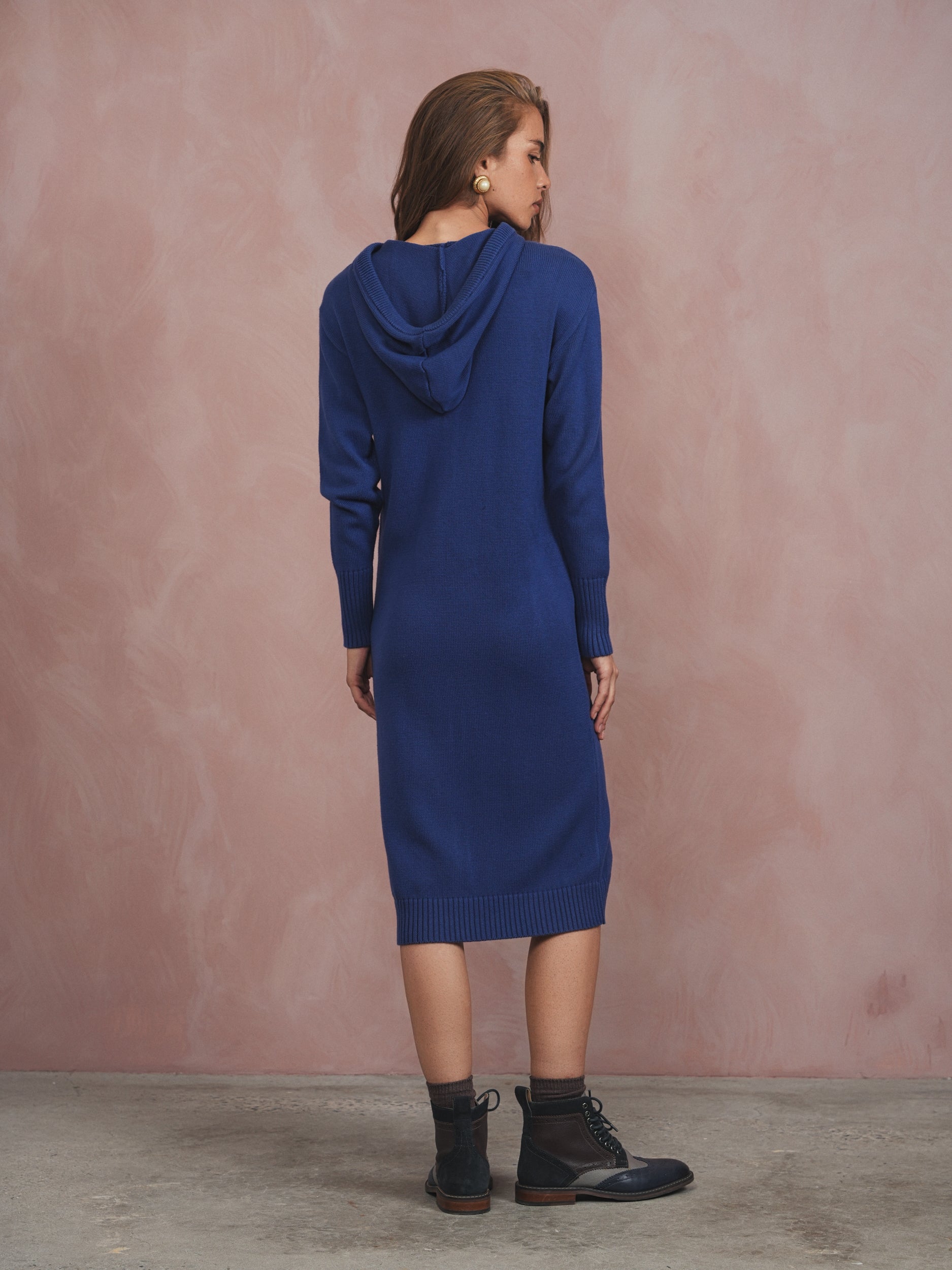 Knit Hoodie Dress – udelny.com