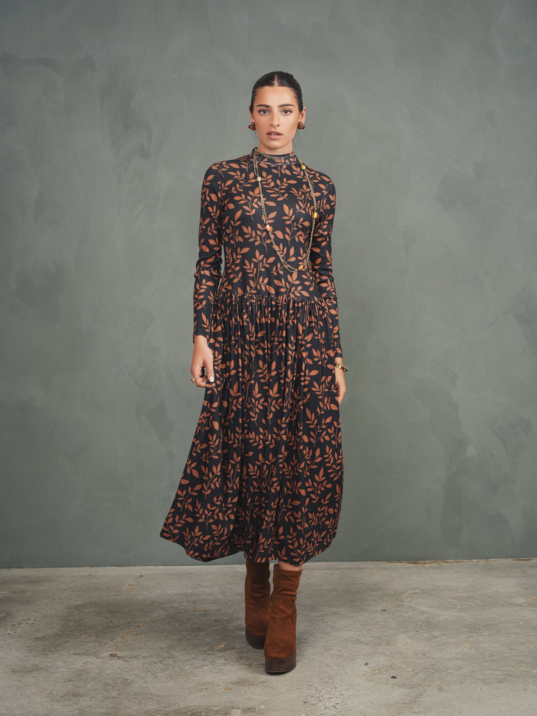 Turtleneck Dress