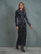 Ruched Velour Skirt