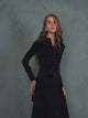 Velour Ruched Cardigan