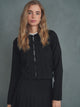 Floral Applique Tweed Jacket