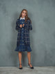 Plaid Knit Cardigan