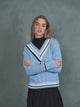 Cable Knit V-Neck Sweater