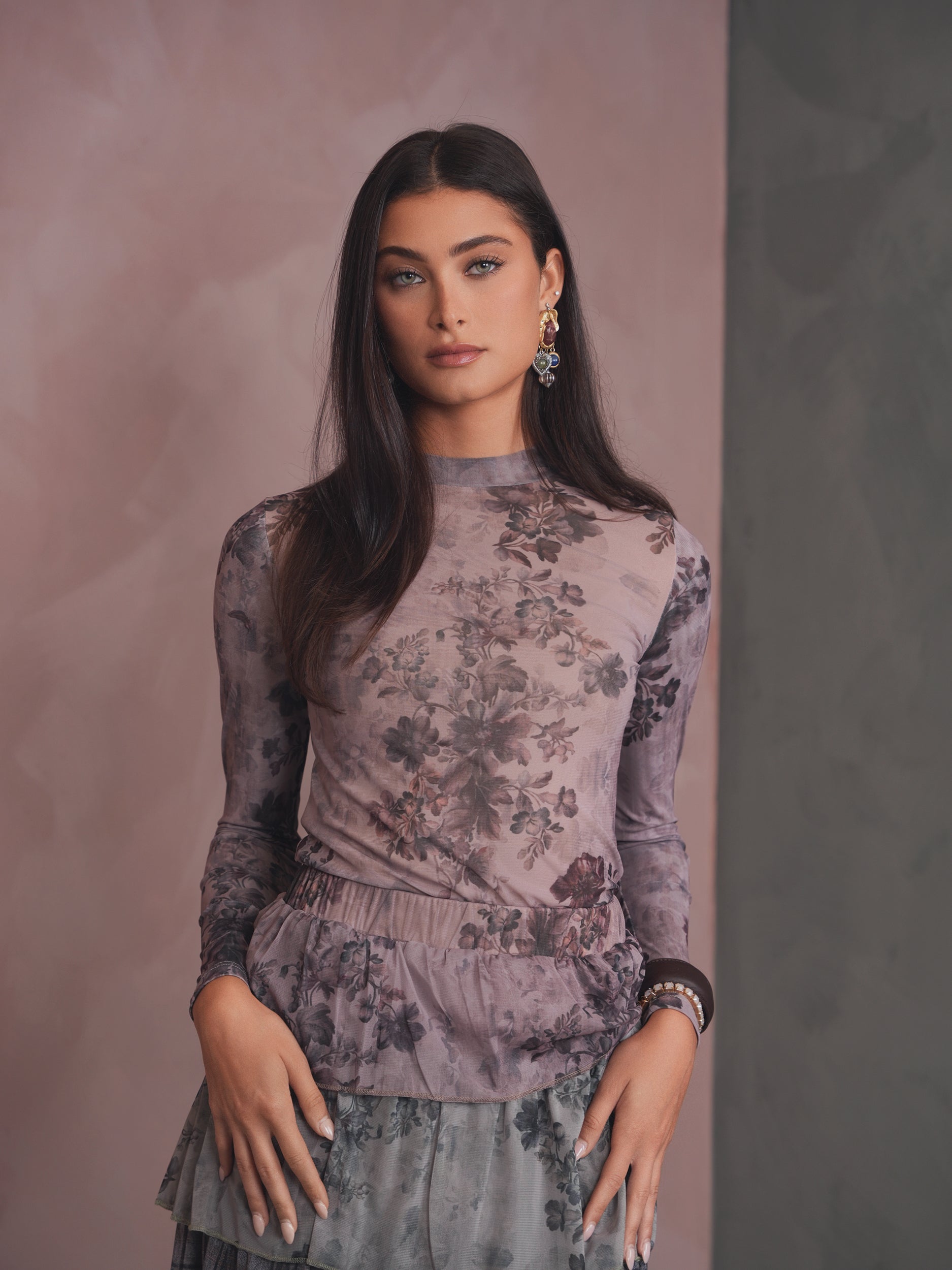 Layered Mesh Skirt – udelny.com