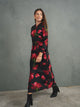 Print Elastic Waist Slip Skirt