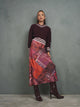 Print Elastic Waist Slip Skirt