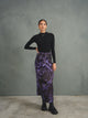 Tie-Front Draped Skirt