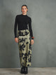 Print Elastic Waist Slip Skirt