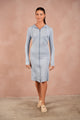 Soft Rib Zipper Dress