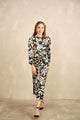 The Sierra Ruched Ruffle Dres