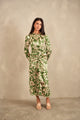 The Sierra Ruched Ruffle Dres