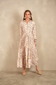 Belted Maxi Tiered Dress