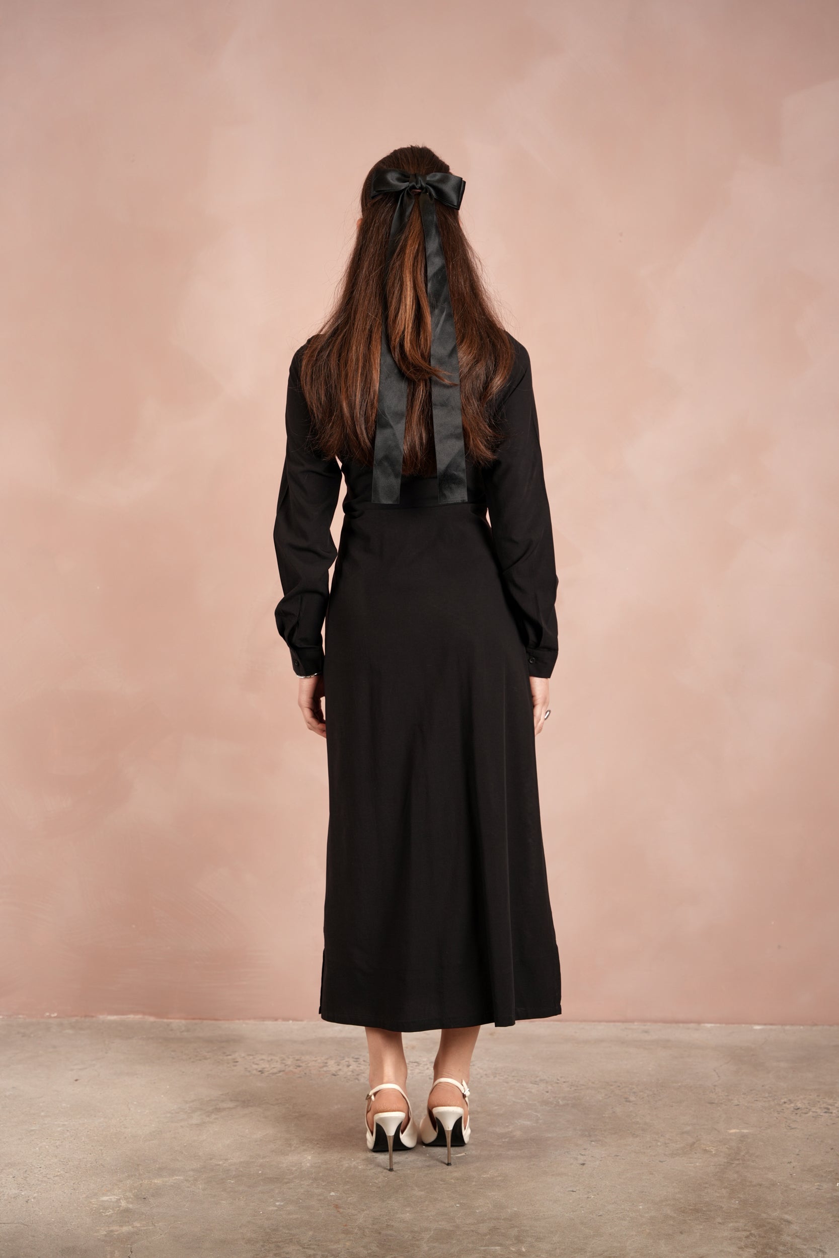 Tie-Front Shirt Dress –