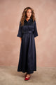 Satin Buttoned Down Dress