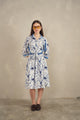Tie Dress With Collar