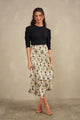 High-Low Ruched Skirt