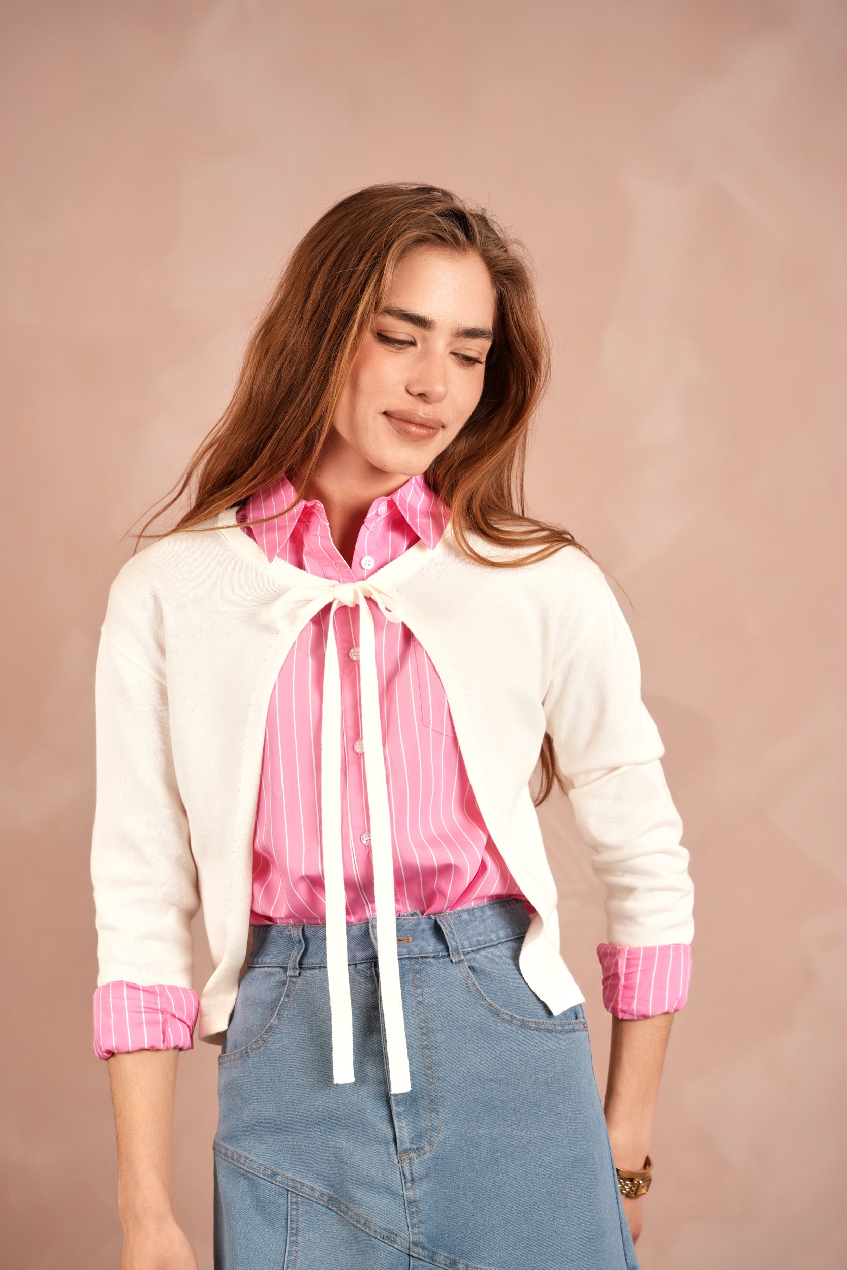 Knit Tie Cardigan