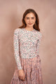 Print Knit Cardigan