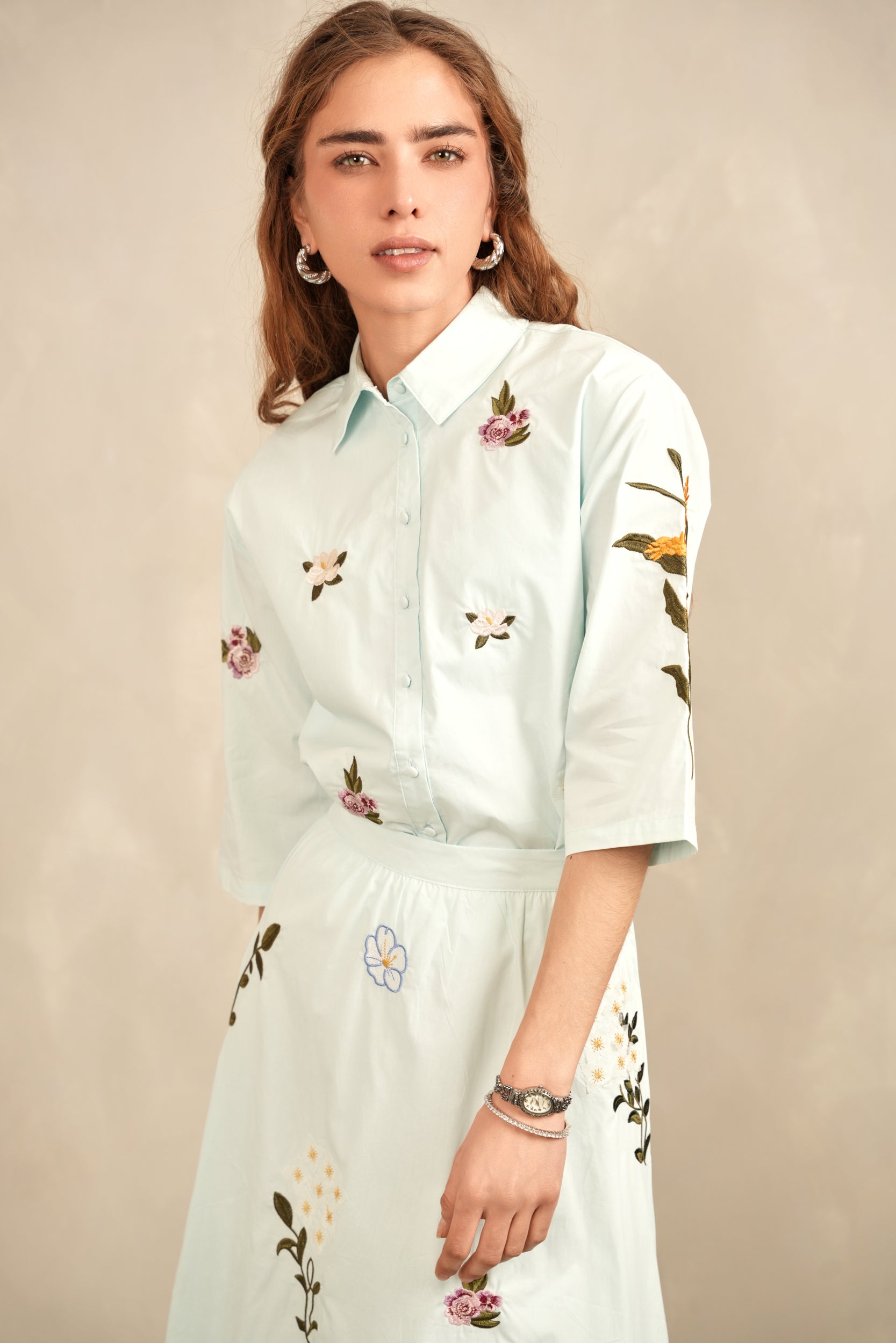 Patch Blouse