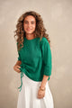Boxy Tee With Ruching