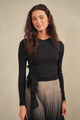Soft Rib Tie V Tee