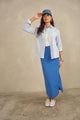 Straight Cotton Skirt