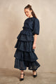 Puff Sleeve Top w/ Waist Smocking