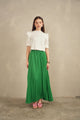 Chiffon Pleated Maxi Skirt