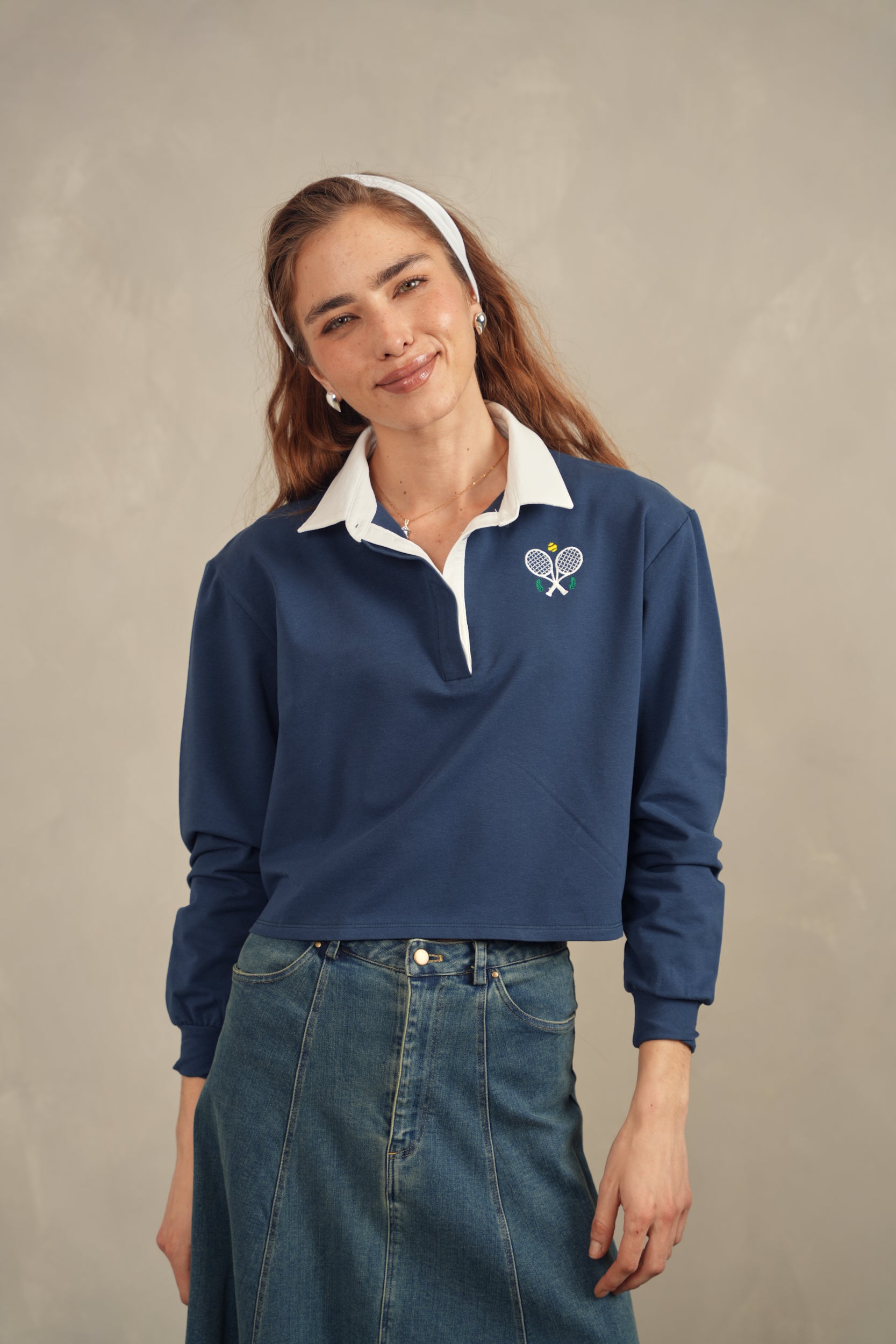 Loose Fit Polo Tee
