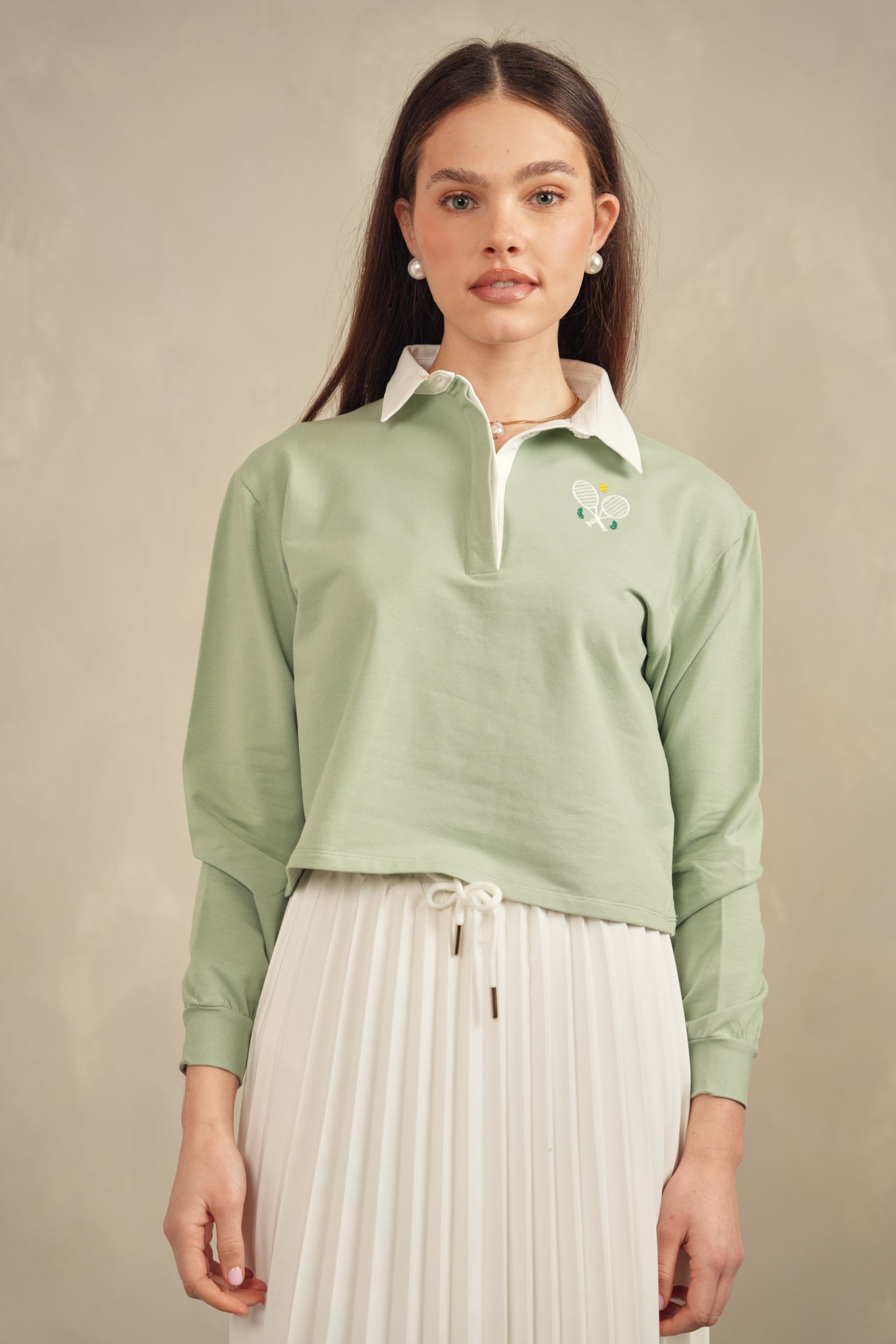 Loose Fit Polo Tee