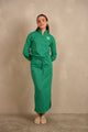 Straight Skirt With Tie Waist