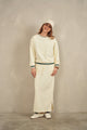 Straight Skirt With Tie Waist