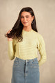 Striped Rib Dolman Tee