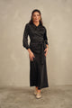 Satin Wrap Top