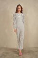 Mesh Top With Bell Sleeves