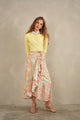 Mock Wrap Frilled Skirt