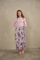 Pleated Overlap Skirt