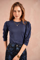 Ruched Sleeve Top