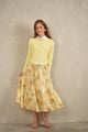 Tiered Floral Skirt