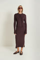 Wide Rib Knit Sleeveless Dress